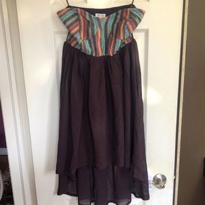 Strapless dress size medium